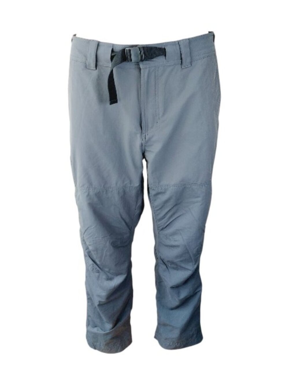REI Men's Gray Flat Front Belted Straight Trail Outdoor Cargo Pants Size 36X30